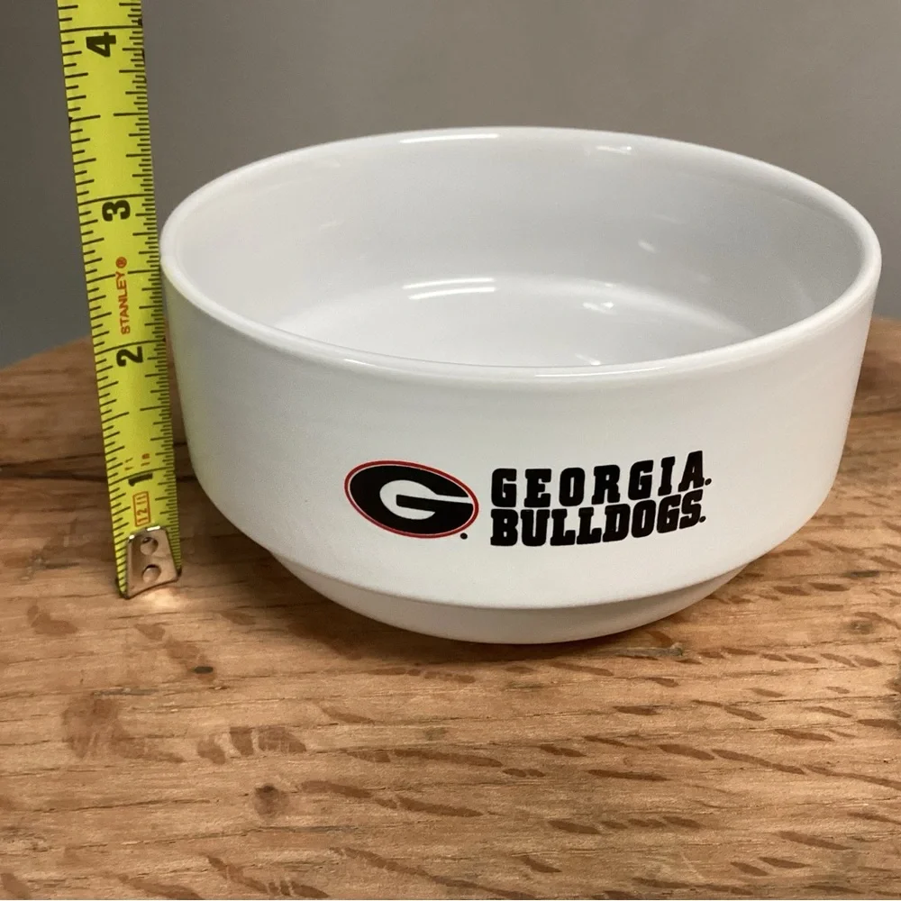 ⚫️ Georgia Bulldogs - Dog / Cat Food or Water Bowl - Like New Condition - Nice